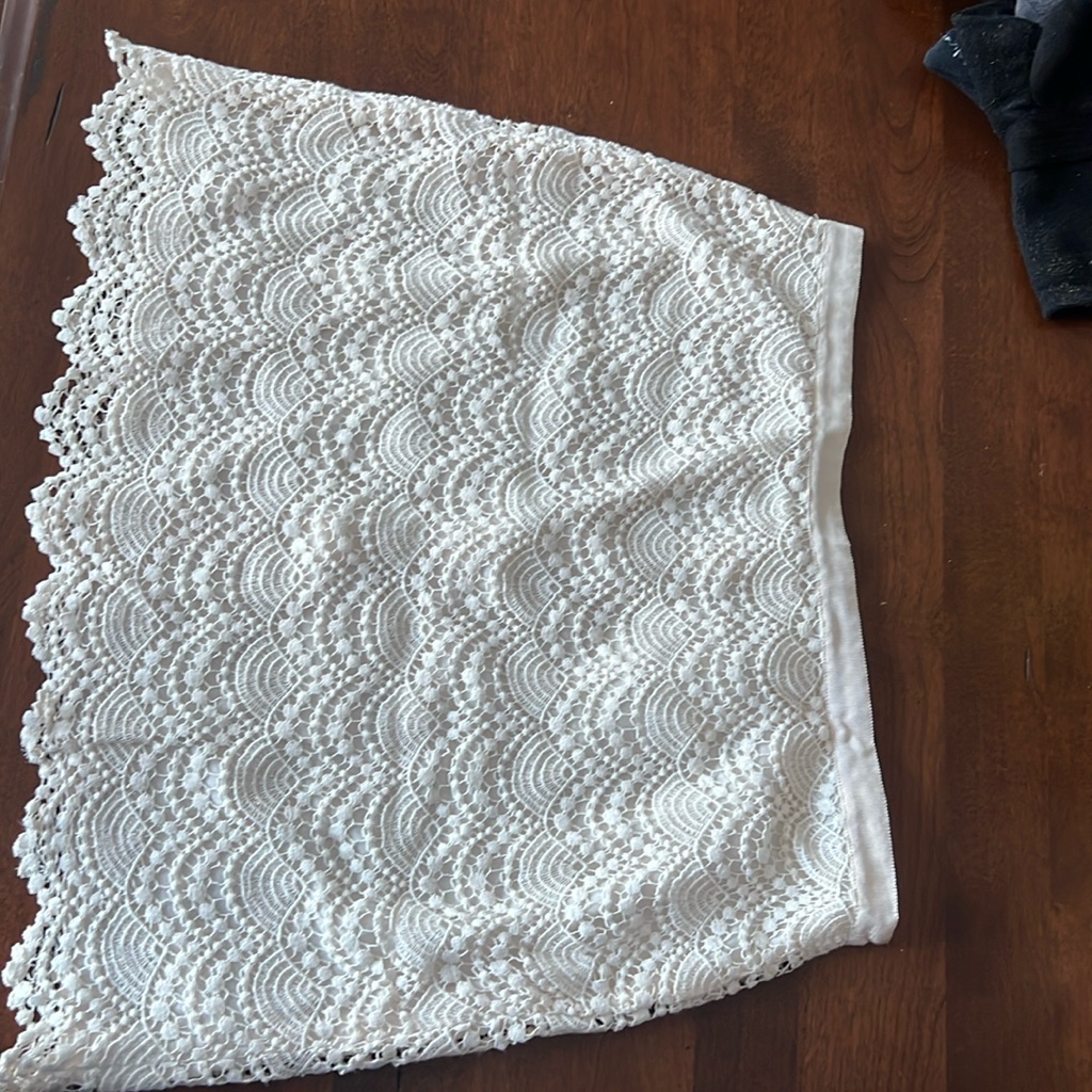 Beautiful Done Hand Crochet/Lace Skirt